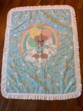Precious Moment Blanket 46x36 Embroidered Edges
